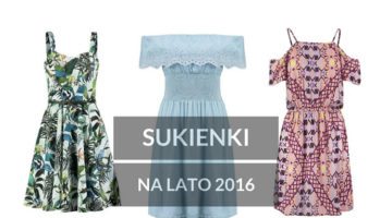 modne sukienki na lato 2016