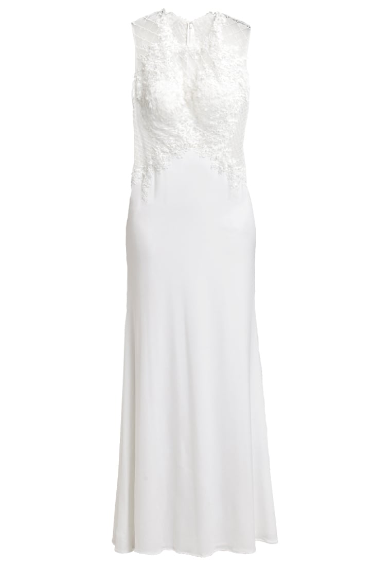 biała długa sukienka na ślub cywilny