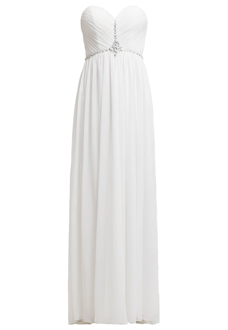 długa biała suknia na ślub cywilny