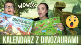 kalendarz adwentowy z dinozaurami