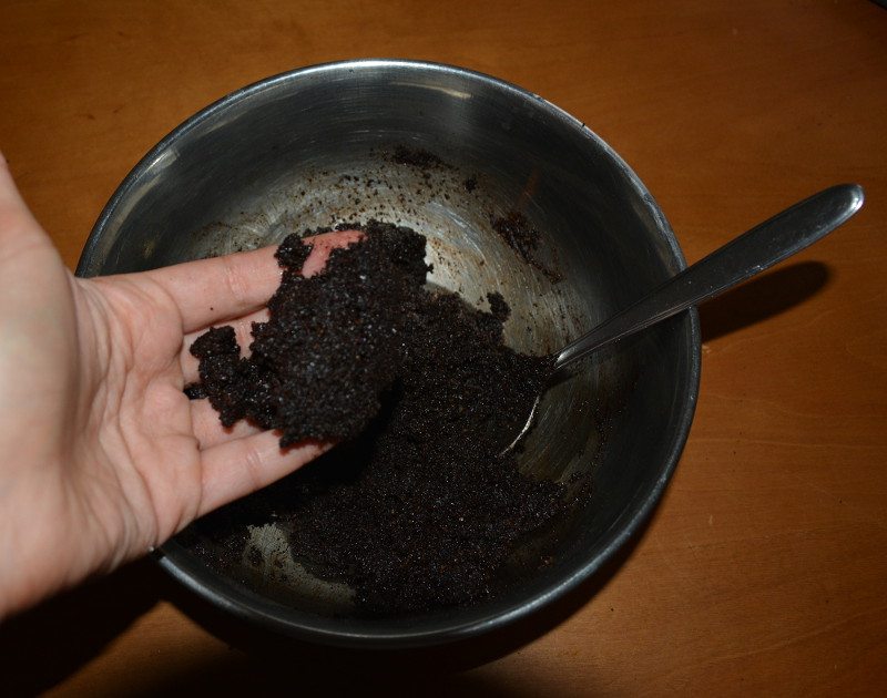 peeling kawowy